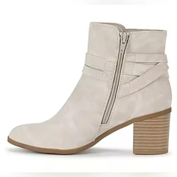 Frye and Co. Womens Indiana Stacked Heel Booties 5.5